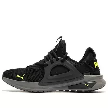 Кроссовки softride enzo evo 'black lime squeeze' Puma, черный