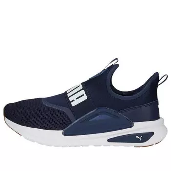Кроссовки softride enzo evo slip-on 'navy white' Puma, синий