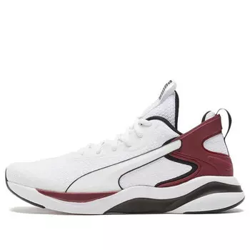 Кроссовки softride rift tech low top running shoes white/black Puma, белый