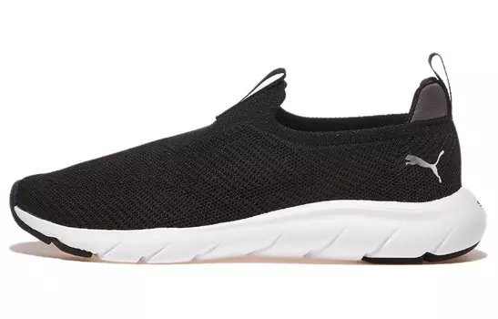 Кроссовки Softride Running унисекс Low-top черные/белые Puma