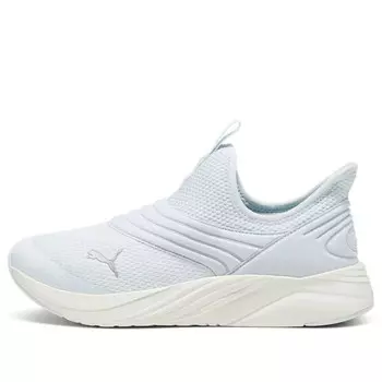 Кроссовки softride sophia 2 slip-on shoes 'dewdrop warm white silver' Puma, синий