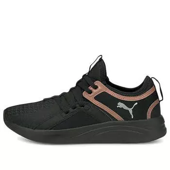 Кроссовки softride sophia q4 shine 'black rose gold' Puma, черный