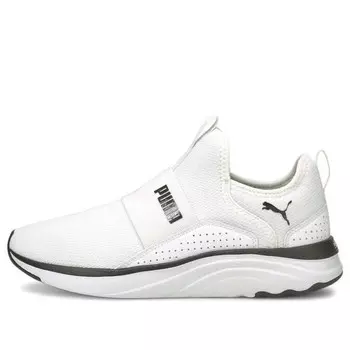 Кроссовки softride sophia slip-on 'white black' Puma, белый