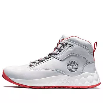 Кроссовки solar wave mid hiking boots 'grey' Timberland, серый