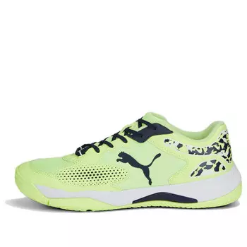Кроссовки solarcourt rct padel 'fast yellow camo' Puma, белый