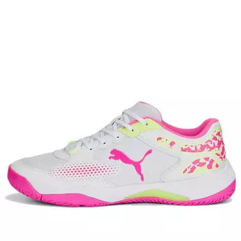 Кроссовки solarcourt rct padel 'white ravish camo' Puma, белый