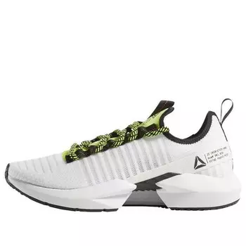 Кроссовки sole fury 'white green ' Reebok, белый