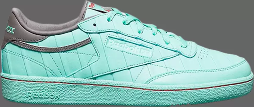 Кроссовки solebox x classic club c 85 'year of the court' Reebok, зеленый