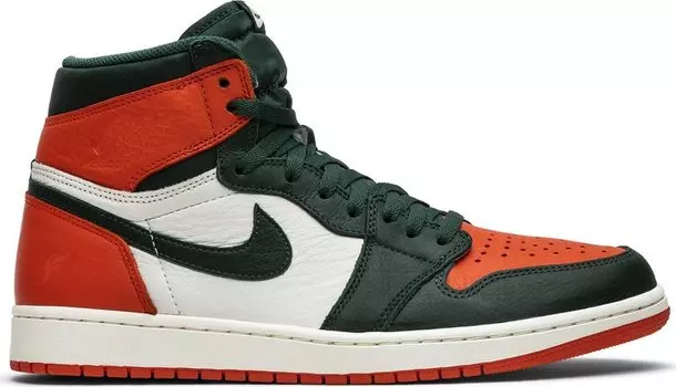 Кроссовки SoleFly x Air Jordan 1 Retro High Art Basel, оранжевый