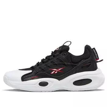 Кроссовки solution mid 'black white' Reebok, черный