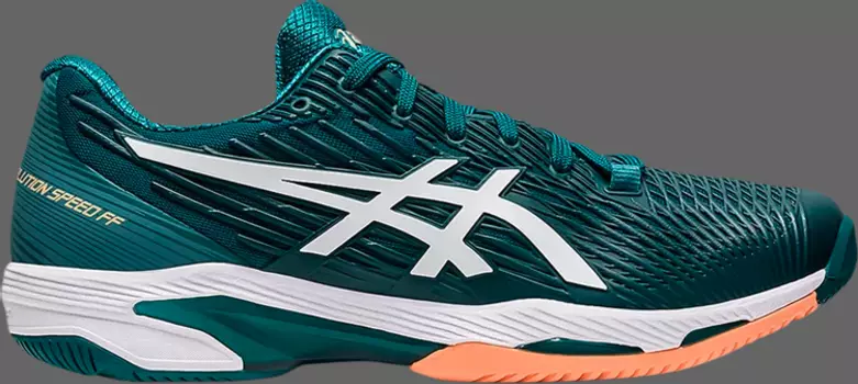 Кроссовки solution speed ff 2 'velvet pine' Asics, зеленый