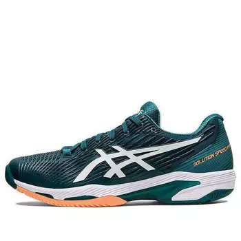 Кроссовки solution speed ff 2 'velvet pine' Asics, зеленый