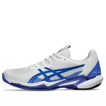 Кроссовки solution speed ff 3 clay 'white tuna blue' Asics, белый
