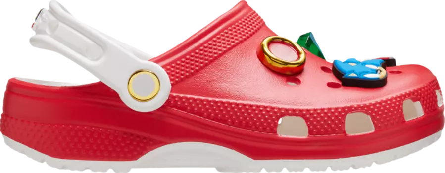 Кроссовки Sonic The Hedgehog x Classic Clog Kids 'Sonic's Shoes', красный