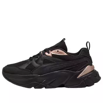 Кроссовки sophyr metallic 'black rose gold' Puma, черный