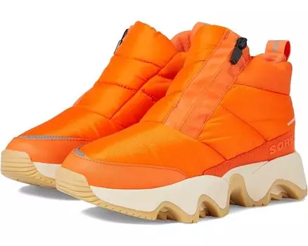 Кроссовки SOREL Kinetic Impact Puffy Zip Waterproof, цвет Optimized Orange/Bleached Ceramic