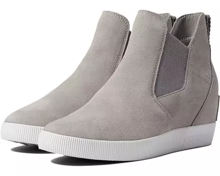 Кроссовки SOREL Out N About Slip-On Wedge II, цвет Chrome Grey/White