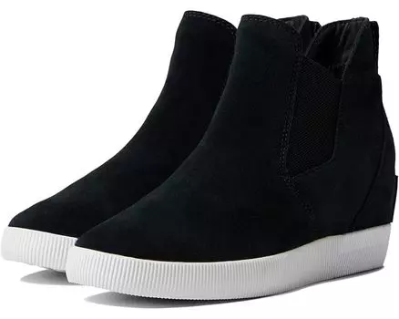 Кроссовки SOREL Out N About Slip-On Wedge II, цвет Black/White