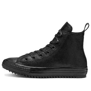 Кроссовки space mountain hiker chuck taylor all star high top suede black samurai Converse, черный