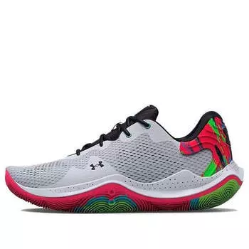 Кроссовки spawn 4 printed 'grey' Under Armour, серый