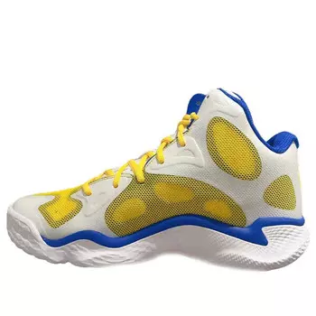Кроссовки spawn flotro basketball shoes 'white yellow blue' Under Armour, белый