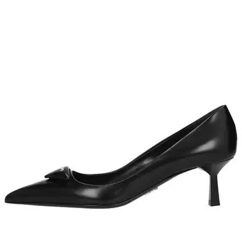 Кроссовки spazzolato heels 'black' Prada, черный