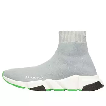 Кроссовки speed 1.0 sneakers 'grey green' Balenciaga, серый
