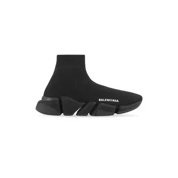 Кроссовки Speed 2.0 блестящие BALENCIAGA, черный