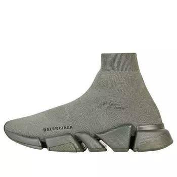 Кроссовки speed 2.0 sneakers 'olive green' Balenciaga, зеленый