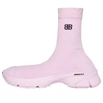 Кроссовки speed 3.0 monocolor sneakers 'recycled light pink' Balenciaga, розовый