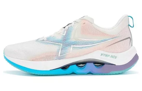 Кроссовки Speed 4.0 Pro для бега мужские с низким верхом белого/королевского синего цвета Xtep