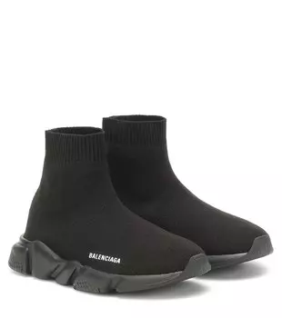 Кроссовки Speed Balenciaga Kids, черный