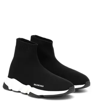 Кроссовки Speed Balenciaga Kids, черный