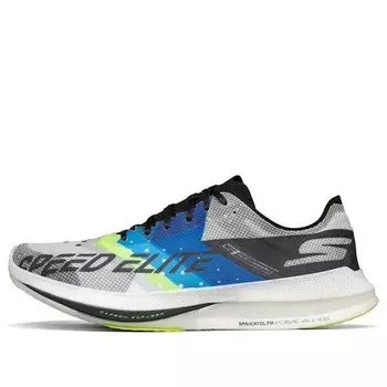 Кроссовки speed elite low cut black/blue Skechers, черный