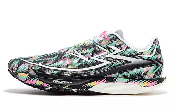 Кроссовки Speed Future Running унисекс с низким верхом 361 Degrees Белый/пудровый цвет жевательной резинки 361°