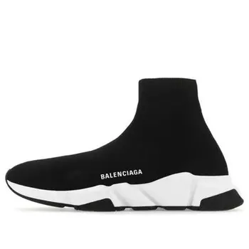 Кроссовки speed high-top black Balenciaga, черный