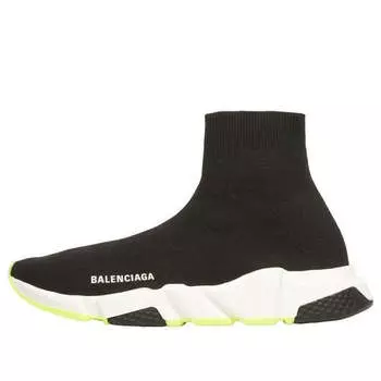 Кроссовки speed sneaker 'black' Balenciaga, зеленый