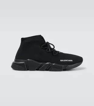 Кроссовки Speed со шнуровкой Balenciaga, черный