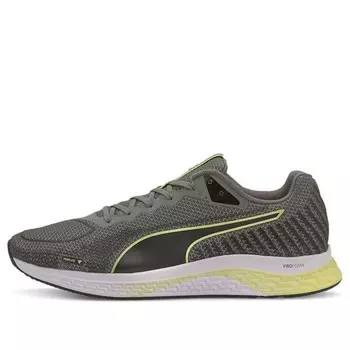 Кроссовки speed sutamina 2 'nano print - grey black fizzy' Puma, зеленый