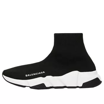 Кроссовки speed trainer 'black' 2019 Balenciaga, черный