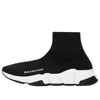 Кроссовки speed trainer 'black' Balenciaga, черный