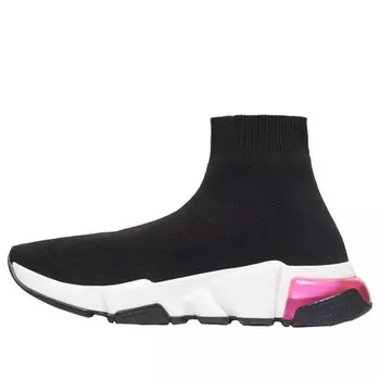 Кроссовки speed trainer 'clear sole - pink' Balenciaga, черный