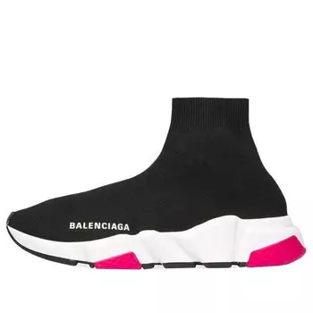 Кроссовки speed trainers 'black pink' Balenciaga, черный