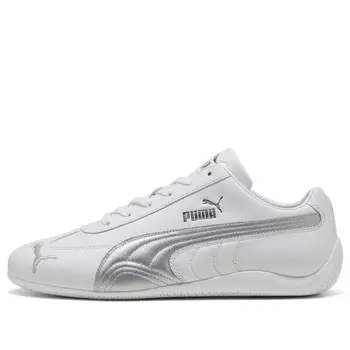 Кроссовки speedcat og leather 'white silver' Puma, белый