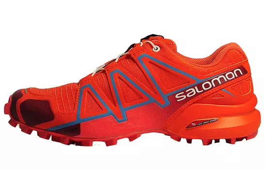 Кроссовки Speedcross 4 для походов женские с низким верхом, оранжевые Salomon