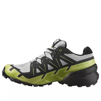 Кроссовки speedcross 6 gore-tex 'gray green black' 471710 Salomon, серый