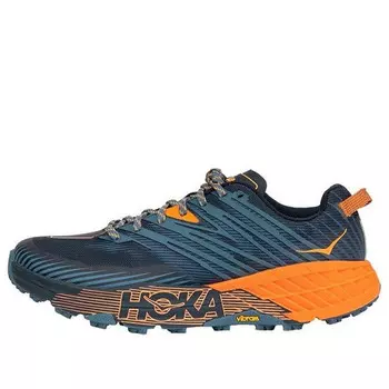 Кроссовки speedgoat 4 'real teal persimmon orange' Hoka One One, мультиколор