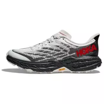 Кроссовки Speedgoat 5 мужские низкие черный/белый Hoka One One