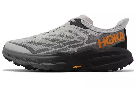 Кроссовки Speedgoat 5 мужские низкие серые Hoka One One