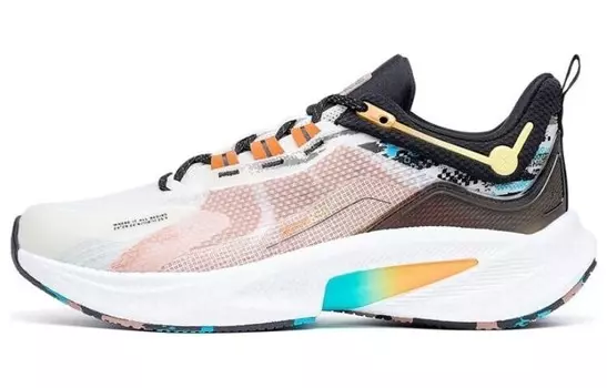 Кроссовки Speeding 3.0 для бега мужские с низким верхом Sail белые/кремовые желтые/черные Xtep